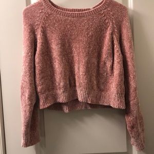 Cropped Pink Sweater